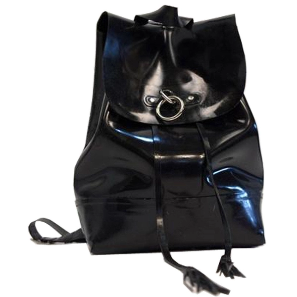 Latex Rubber Back Pack | Black Latex Backpack | Red Latex Backpack | Custom Made Backpack | Designer Back Pack | Custom Bag for Women | Vex