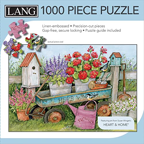 LANG Blue Wagon 1000 Piece Jigsaw Puzzle - Blue Wagon