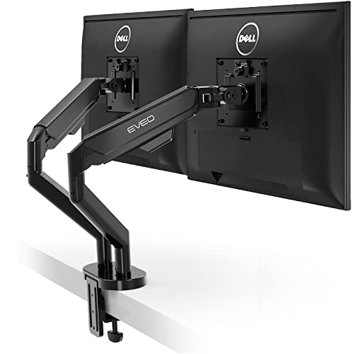 EVEO | Dual Monitor Stand [14-32” | Black]
