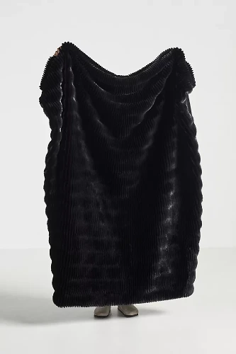 Arden Faux Fur Throw Blanket