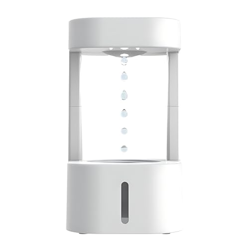 Rainbow Cloud Anti Gravity Humidifier Water Drop Humidifier - Floating Water Machine Levitating Water Tabletop Fountain Hydra Lamp Small Humidifier Antigravity Humidifier Novelty Gifts - MODEL Ⅰ