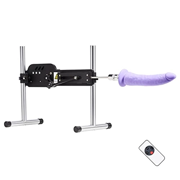 SENSUA Thrusting Dildo Sex Machine with Remote Control, Automatic Dildo Thrusting Machine Gun for Vaginal Anal Sex Massage, Adult Toy for Men Women Couples, Electric Dildo Machine w 8" Attachment