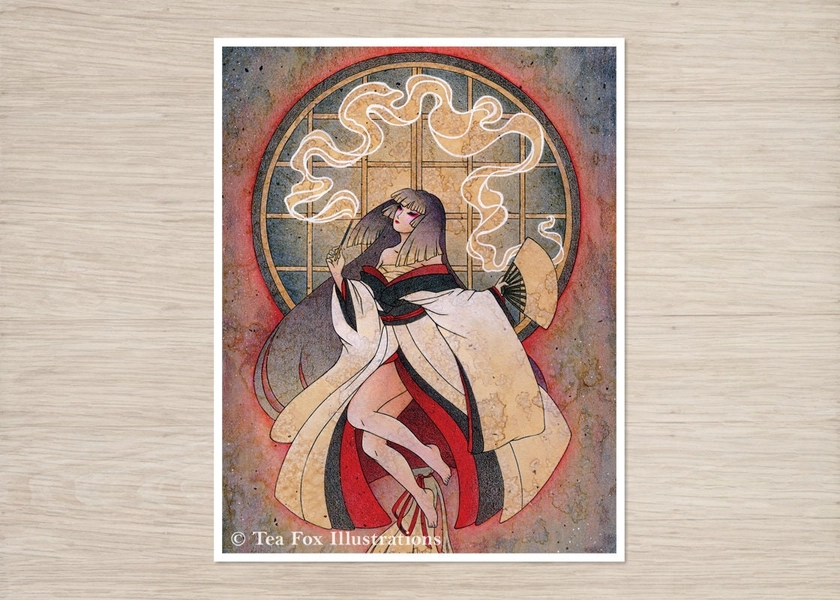 Dream Weaver | Spirit Ghost Woman | 11x14 Giclee Print
