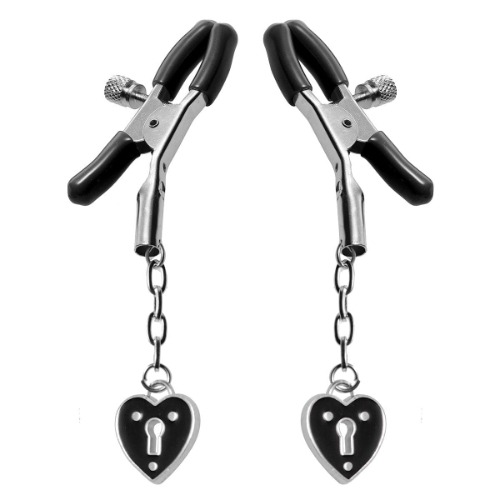 Black Heart Nipple Clamps