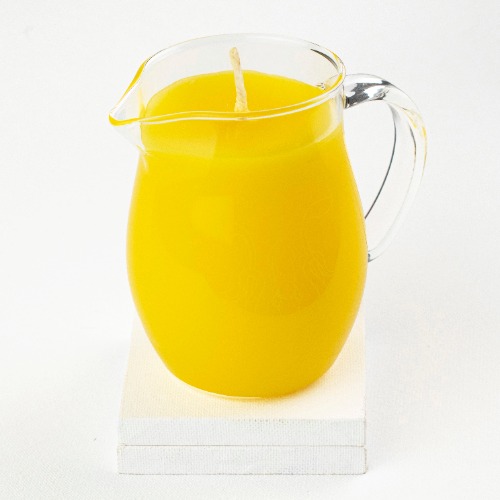 Yellow Wax Play Pitcher Candle