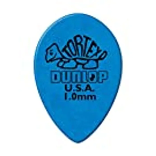 Dunlop 423R1.0 Tortex Small Tear Drop, Blue, 1.0mm, 36/Bag