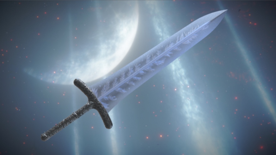 Dark Moon Greatsword 3d print file