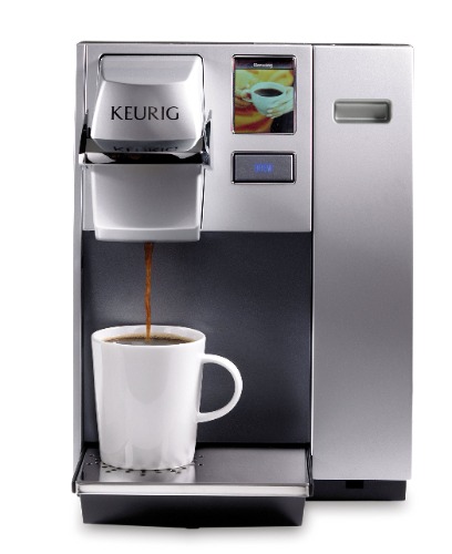 Keurig K155 Office Pro Commercial Coffee Maker, Single Serve K-Cup Pod Coffee Brewer, Silver, Extra Large 90 Oz. Water Reservoir - 