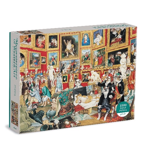 Meowsterpiece of Western Art | 1,500 Piece Jigsaw Puzzle 