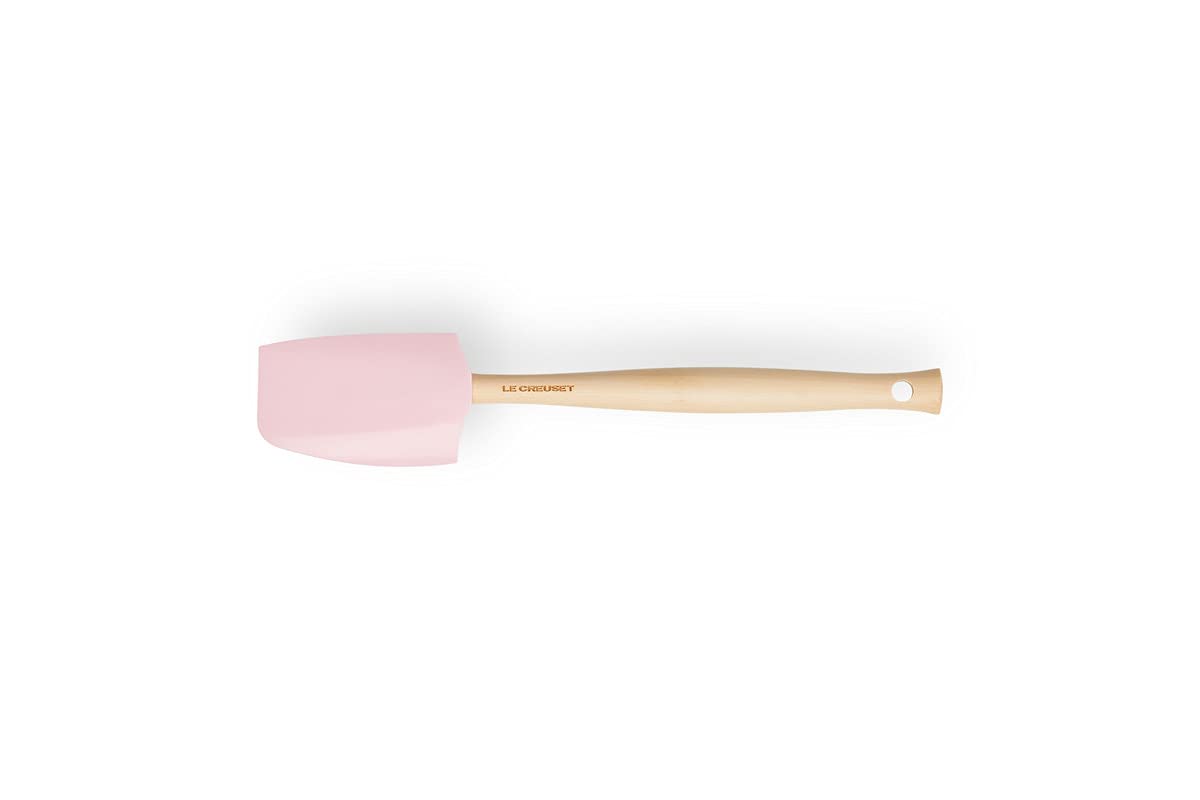 Le Creuset Ambachtelijke spatel, middelgroot, silicone, poederroze - Middel - Powder Pink