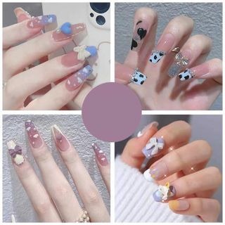 Fainie - Bow Faux Nail Tips | YesStyle