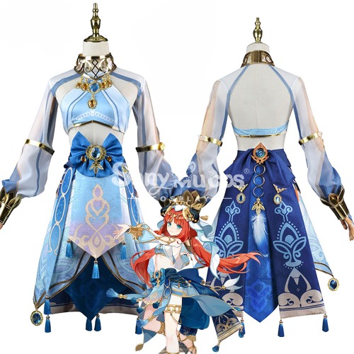 【In Stock】Game Genshin Impact Cosplay Nilou Cosplay Costume Plus Size - S