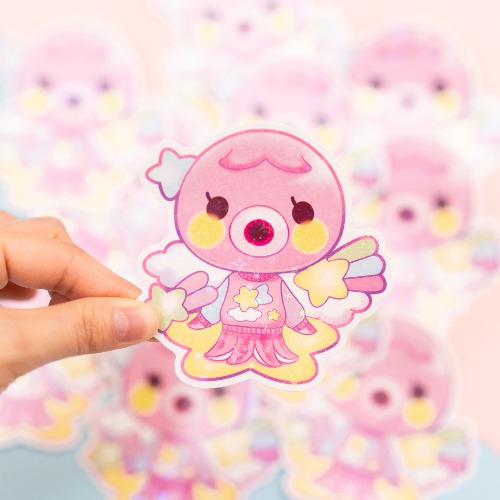 Marina Die Cut Vinyl Sticker - Holographic