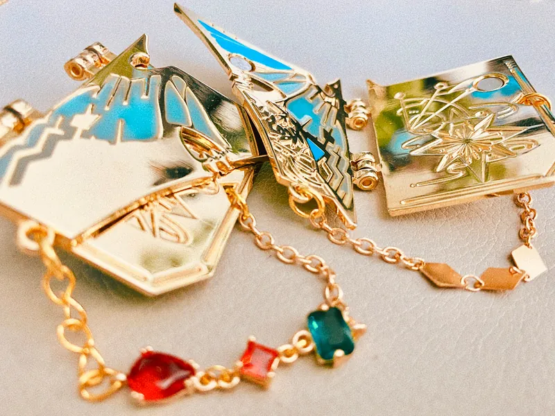 ffxiv summoner book enamel