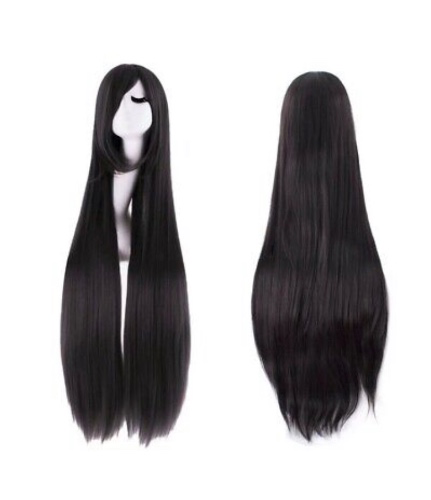 Long Black Wig 