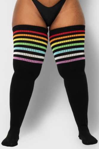 Thunda Tūbbies - Rainbow (Black)
