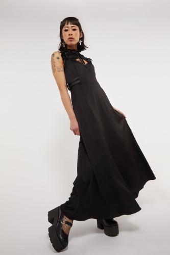 Gothic Fae Formal Dress | 20 / Black