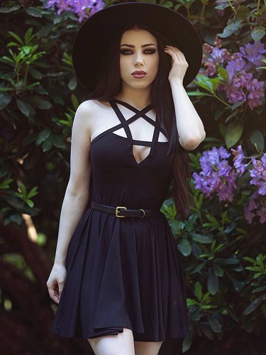 Pentagram Harness Dress - XXL