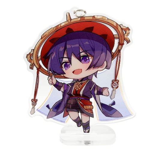 YJacuing Genshin Impact Cute Acrylic Keychain Figure