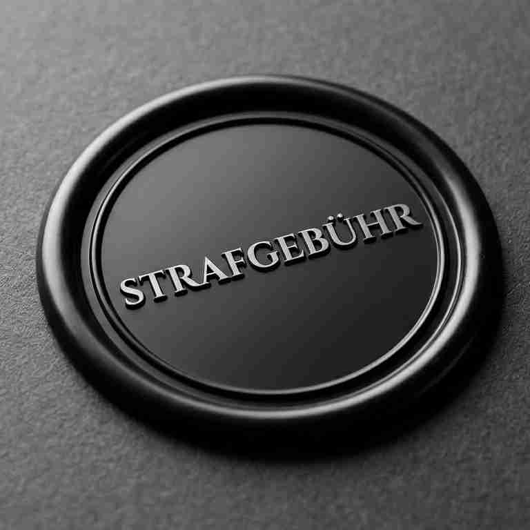 Strafgebühr für Fehlverhalten / Regelbruch 🛑💸