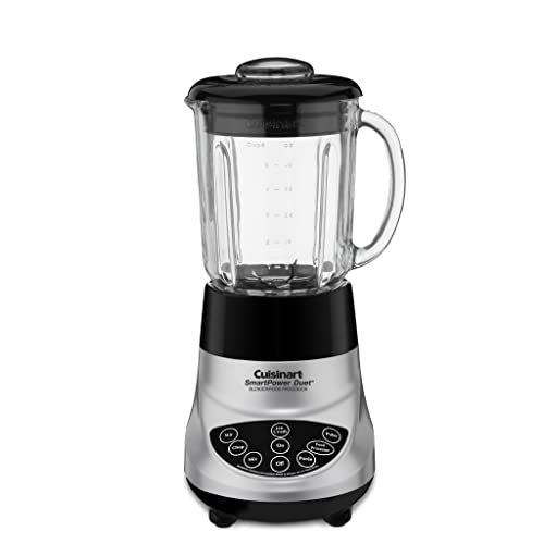 Cuisinart BFP-703BC Smart Power Duet Blender/Food Processor, Brushed Chrome, 3 cup, count of 6 - Processor