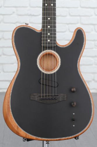 Sia+Siobhan in 1: Fender American Acoustasonic Telecaster - Matte Black