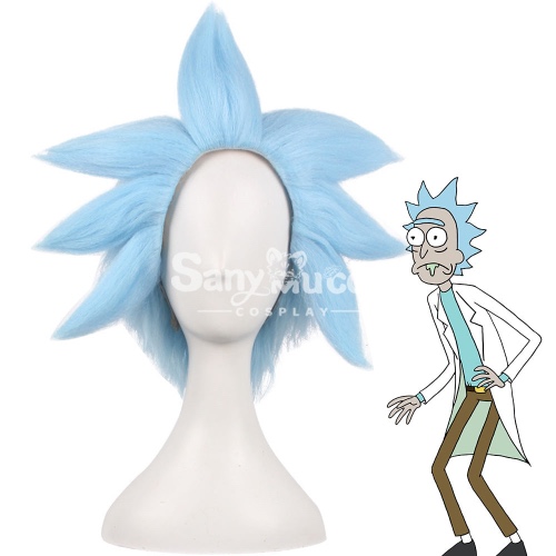 【In Stock】Anime Rick and Morty Cosplay Rick Cosplay Wig