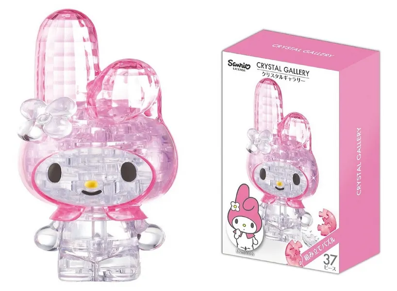 HANAYAMA 3D Pazzle Crystal Gallery My Melody 37 Pieces by Puzzles