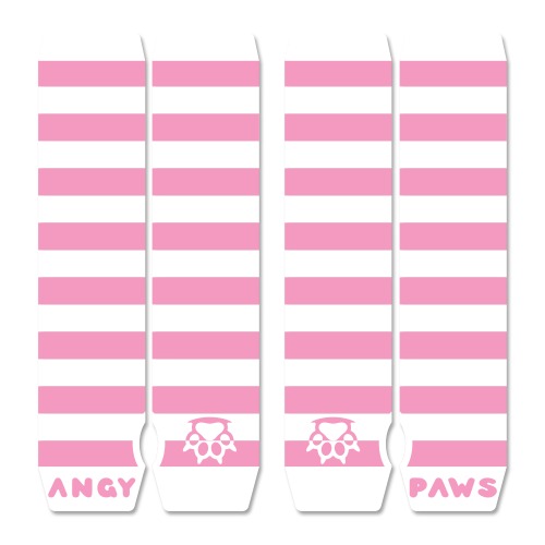 Light Pink vs White Arm Warmers