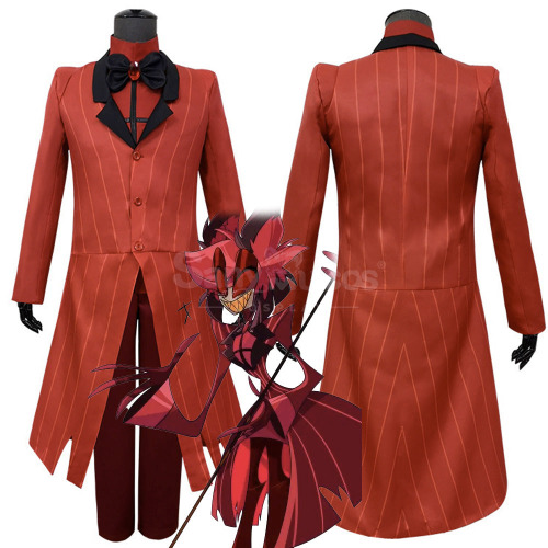 【In Stock】Anime Hazbin Hotel Cosplay Alastor Cosplay Costume - L