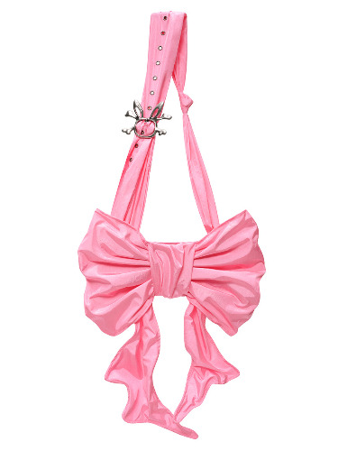 BOW ENVELOPE BAG | PINK (PRE-ORDER SHIP IN 30 DAYS)