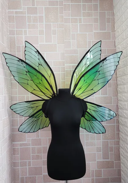 Green Fairy Wings 