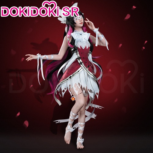 DokiDoki-SR Game Genshin Impact Cosplay Fatui Harbinger Columbina Costume Doujin | L-PRESALE