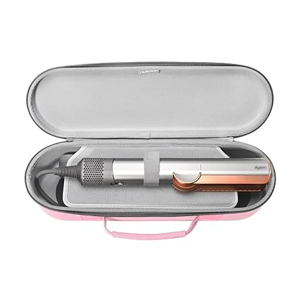 RLSOCO Travel Case for Dyson Airstrait Straightener/Corrale Hair Straightener (Pink) - Pink