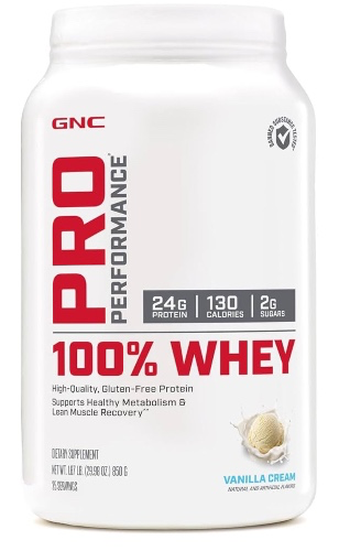 GNC Pro Performance 100% Whey Protein Powder 2.2kg
