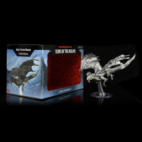 D&D Icons of the Realms: Adult Silver Dragon