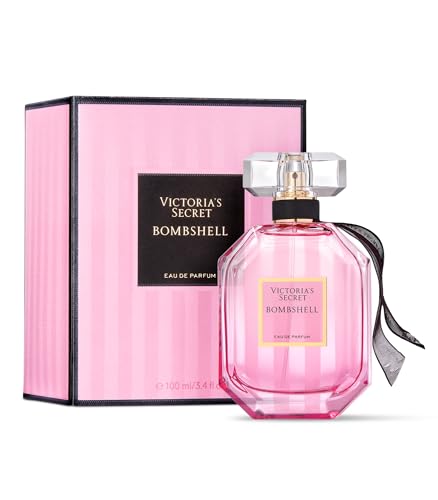 Victoria's Secret Bombshell Eau de Parfum, Women's Perfume, Notes of White Peony, Sage, Velvet Musk, Bombshell Collection (3.4 oz) - 3.4 Fl Oz (Pack of 1)