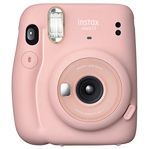 Fujifilm Instax 16654968 Mini 11 Camera, Blush Pink - Solo Camera - Blush Pink - Single