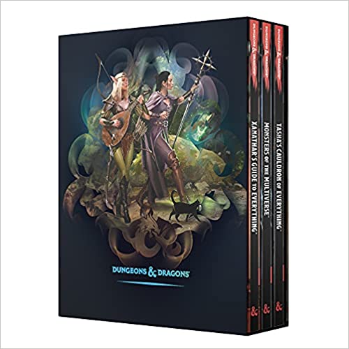 Dungeons & Dragons Rules Expansion Gift Set (D&D Books)-: Tasha's Cauldron of Everything + Xanathar's Guide to Everything + Monsters of the Multiverse + DM Screen - Hardcover