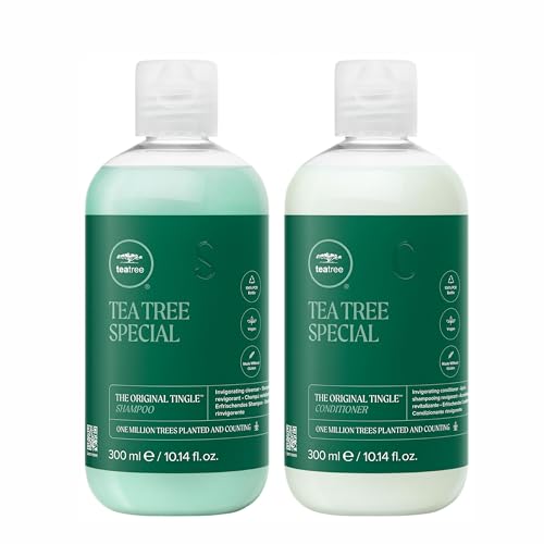 Tea Tree Special Shampoo, Deep Cleans, Refreshes Scalp, For All Hair Types, Especially Oily Hair - Shampoo and Conditioner Duo, 10.14 Fl Oz