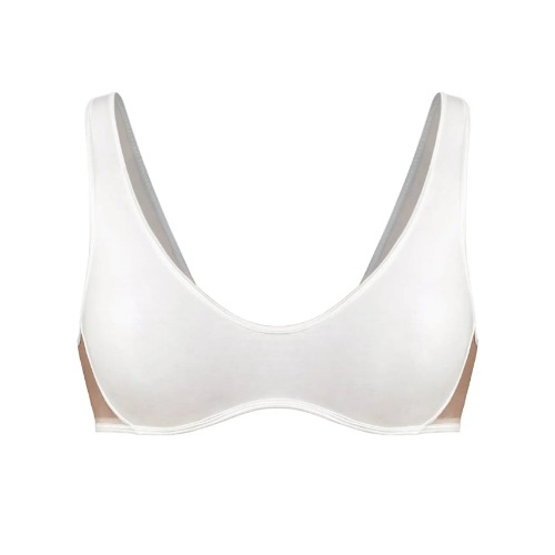 Core Scoop Neck Bralette Crystal - S / Crystal