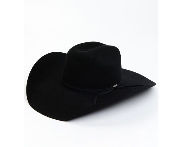 Serratelli 5X Cattleman Two Ply Ribbon Band Felt Western Hat  | Sheplers