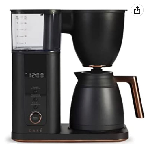 Amazon.com: Café Specialty Drip Coffee Maker | 10-Cup Insulated Thermal Carafe | WiFi Enabled Voice-to-Brew Technology | Smart Home Kitchen Essentials | SCA Certified, Barista-Quality Brew | Matte Black