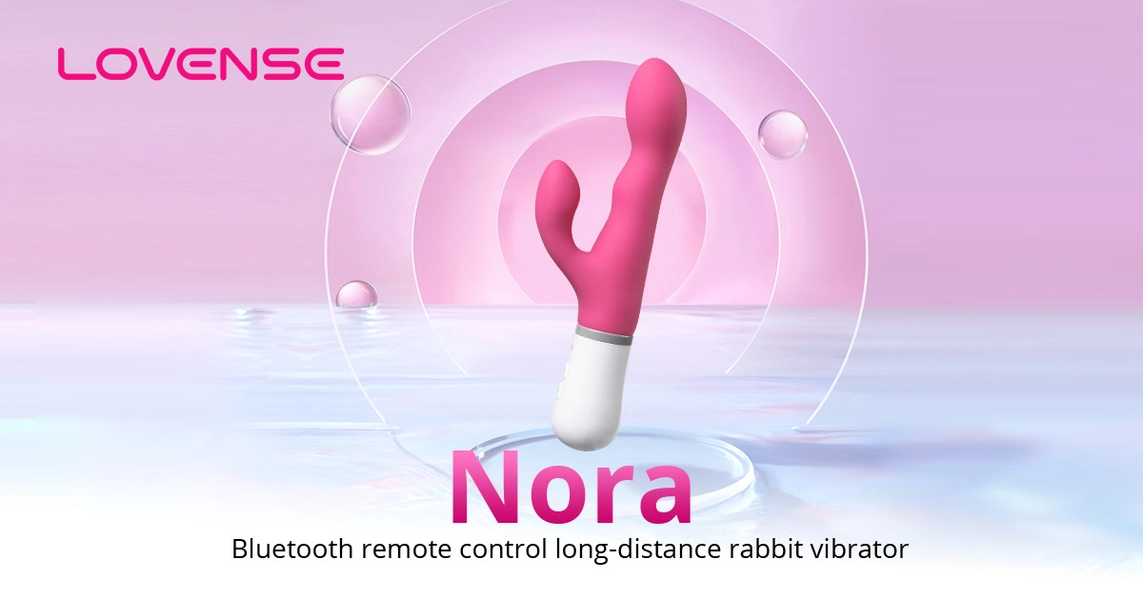 Lovense® Nora: Best Bluetooth remote control G spot thrusting rabbit vibrator!