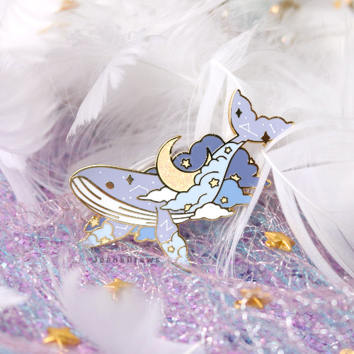 Dream Whale Pin
