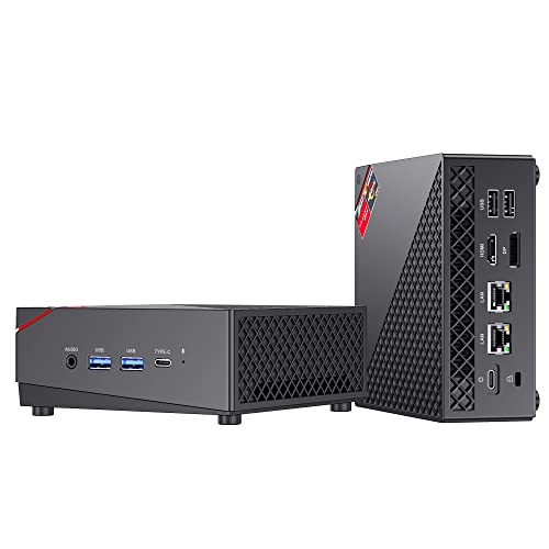 Mini PC AMD Ryzen 7 5800U : 32GB DDR4 1TB NVMe SSD Windows 11 Mini Computers, Small Gaming PC 4K@60Hz Triple Display, Mini Desktop WiFi6 | Bluetooth 5.2 | Dual Channel | Auto Power On | AM06PRO - AMD RYZEN 7 5800U 32GB 1TB