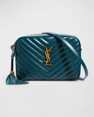 Lou Medium Monogram YSL Calf Crossbody Bag