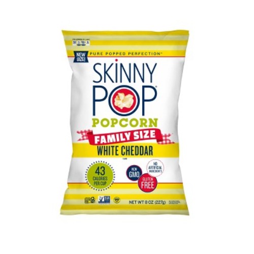 SkinnyPop White Cheddar Popcorn Family Size