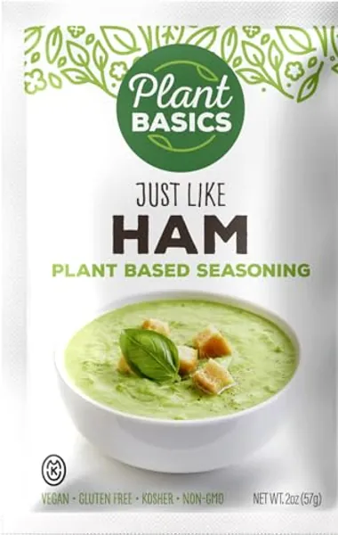 Plant Basics - Plant Based Seasoning, Just Like Ham, 2 ounce, Vegan, Gluten Free, Kosher, Non-GMO