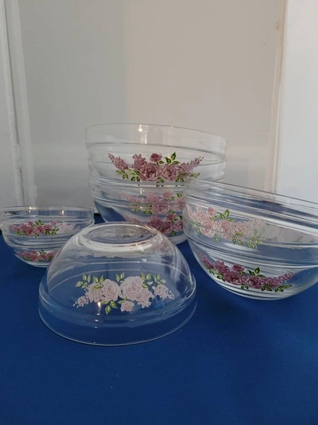 Vintage Floral Nesting Bowls